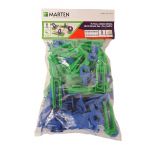 Plytelių i&scaron;lyginimo sistema MARTEN, komplekte inkarų (2 mm) 50 vnt., plei&scaron;tų (7-15 mm) 50 vnt.
