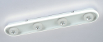 Lubinis LED &scaron;viestuvas BALTIK GAISMA K39237 Wt, 4000K, dimeriuojamas, su pultu, baltos sp., 800 x 13