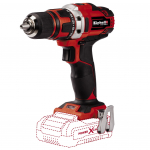 Akumuliatorinis gręžtuvas EINHELL TE-CD, 18/40 Li, 18 V, Li-ion, svoris 1,1 kg, sukimo momentas 40 N