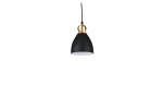 Pakabinamas &scaron;viestuvas GTV Kerala, E27, 1 x 40W, 220-240V, IP20, juodos sp., skersmuo 160 mm, OS-KER