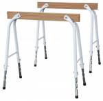 I&scaron;skleidžiamų darbastalių komplektas MAX, auk&scaron;tis 65-90 cm, 2 vnt, teleskopinės kojos