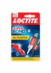 Momentiniai klijai ir aktyvatoriu LOCTITE, Super Bond All Plastics, skysti, 2 g + 4 ml