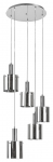 Pakabinamas &scaron;viestuvas RABALUX Donati, E27, 5 x 60W, 230V, IP20, metalinis, chromo sp., 380 x 1600 x
