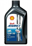 Motociklinė alyva SHELL Advance 4T Ultra 15W-50, sintetinė, 1L