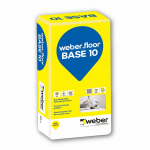 Smulkiagrūdis betono mi&scaron;inys WEBER.FLOOR BASE 10, storis 10-80 mm, 25 kg, 1001262
