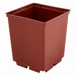 Vazonėlis daigams, kvadratinis, 7 x 7 x 6,5 cm.