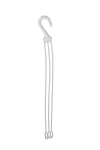 Pakabukas vazonėliui, 33 cm., baltos sp.