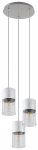 Pakabinamas &scaron;viestuvas RABALUX Zelkova, E27, 3 x 40W, 230V, IP20, metalinis, &scaron;lifuoto aliuminio sp.,