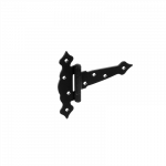Lankstas DOMAX, ZTO125, dekoratyvus 125x40x160x2,5 mm, juoda sp., 89202