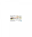 Riperis ROBINSON Wasabi, 7,5 cm, 5 vnt., įvairių spalvų