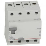 Nuotekio relė LEGRAND 402063, 4P, 40 A, 30 mA, AC