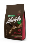 Sausas ėdalas katėms NATURE'S PROTECTION LIFESTYLE, senstančių kačių, begrūdis, su la&scaron;i&scaron;a, 1,5kg