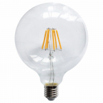 LED lempa ORRO, 8W, G125, E27, 230V, 2700K, 800  lm, filamentinė