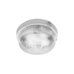 Specialiųjų patalpų &scaron;viestuvas GTV Ringo, IP44, E27, 100 W, 220-240V, ABS plastikas/stiklas, apvalus