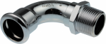 Presuojama plieninė alkūnė KAN THERM, 90&deg; 15x1/2'' i&scaron;. 6201998