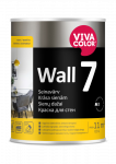 Vandeniniai vidaus dažai VIVACOLOR Wall 7, 0,9 l, A bazė, balti, matiniai