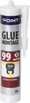 Montažiniai klijai POINT 99, ypač stiprūs, 280 ml