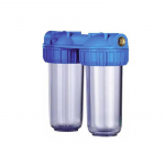 Filtro korpusas dvigubas ATLAS Senior Duplex Plus, Pajungimas 3/4''