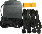 Automobilio parkavimo sistema ALBURNUS YB-818BK, juodos spalvos, galiniai, 4 sensoriai su LED displė