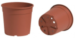 Plastikinis vazonas CONTAINER IME, rudos sp., 21 x 19 cm., 4,4 l