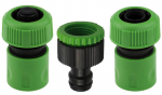 Jungčių komplektas HERVIN GARDEN MY-471C, 3/4" jungtis, 3/4" jungtis su vožtuvu, &frac12;" - &frac34;" čiaupo jung
