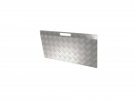 Rampa slenksčiui RIDDER VERDAL M, apie 78 &times; 40 cm, slenksčio auk&scaron;tis 30&ndash;70 mm, chromuotas aliuminis,