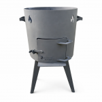 Krosnelė kazanui, be kamino, skersmuo 40cm, auk&scaron;tis 64cm, plienas