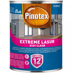 Medienos impregnantas PINOTEX Extreme Lasur, 1 l, baltos spalvos