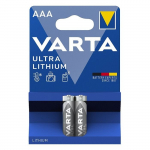 Maitinimo elementai VARTA Ultra Lithium, 2 vnt., AAA, 1.5 V, ličio