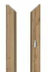 Laminuota durų stakta VOSTER, reguliuojama, su apvadais, kompl. durų varčiai, kairinė, spalva Oil oa
