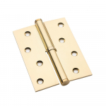 Durų vyris INOVO, 100 x 75 mm, kairinis 464 Chromas, OS