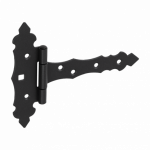 Lankstas DOMAX, ZOB 125, dekoratyvinis, spl. juoda, 125x35x130x2 mm, 7945032