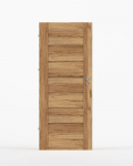 Laminuotos vidaus durys su užlaida VIVENTO PX-01, kairinės, spl. Catania oak, 2030x644x40 mm