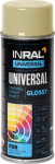 Aerozoliniai dažai INRAL Universal, 400 ml, smėliniai, RAL1001