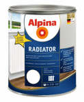 Radiatorių dažai ALPINA Radiator, 0,75 l, baltos spalvos, blizgi, radiatoriams, atspari kar&scaron;čiui