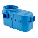 Montažinė dėžutė SIMET, SE2x60G, 60 mm, g/k, nepalaiko degimo, IP20, mėlynos spalvos
