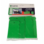 Plastikinės mentelės MARTEN, komplekte 4 dydžiai - 120 mm, 100 mm, 80 mm, 50 mm