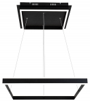 Pakabinamas LED &scaron;viestuvas RABALUX Quadro, 60W, 230V, 4000K, 1670 lm, IP20, metalinis, matinės juodo