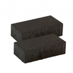 Grindinio trinkelė BRIKERS PRIZMA 5, juoda, matmenys 200 x 100 x 50 mm, 1 m&sup2; - 50 vnt.