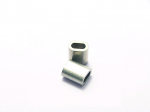 Užspaudžiamoji įvorė POSAMO VAUKA, Z1,5/1,5mm, poliruotas aliuminis