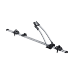 Automobilinis dviračių laikiklis THULE, ant stogo, 1 dviračiui, ant stogo, dviračiui iki 17 kg