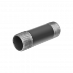 Trumpasriegis GEBO, d15 (21,3mm), 1/2'', plienas, juoda sp.