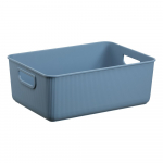 Daiktadėžė AKITA STORAGE, 36 x 25 cm, 10 l, mėlynos sp.