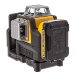 Lazerinis nivelyras DEWALT DCE0811D1G-QW, 12 V, 2x360 spinduliai, komplekte 2,0 Ah baterija, žalias