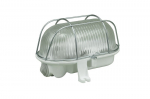 Specialiųjų patalpų &scaron;viestuvas PAWBOL, IP44, E27, 60 W, 220-240V, plastikas/stiklas, ovalus, su meta