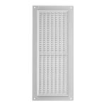 Ventiliacinės grotelės EUROPLAST VR1330, 130 x 300, plastikinės, baltos spalvos