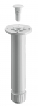 Baldų koja HETTICH, reguliuojama, plastikinė, balta spl., d-30 mm, 150-160 mm, 9230243