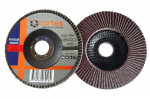 Žiedlapinis &scaron;lifavimo diskas CORTEX P60, 125 x 22 mm, aliuminio oksido grūdas