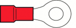 Laido antgalis ELECTRALINE, kilpa, 6,3 mm, raudonos sp., 10 vnt., 962293