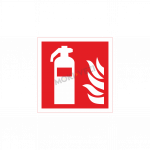 Informacinis ženklas, gesintuvas, 130 x 130 mm, lipdukas